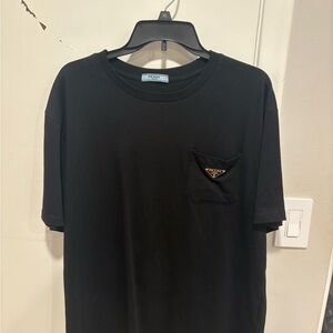 Prada Classic Black Short Sleeve Tee